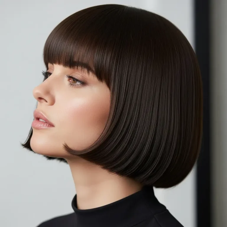 7 Short Bob Hairstyles with Bangs That Frame the Face Beautifully