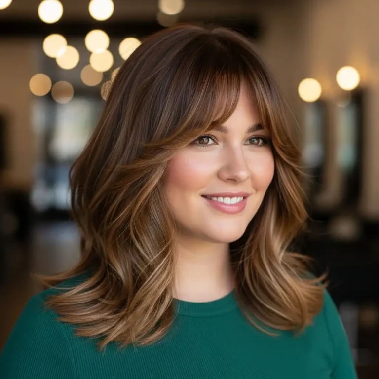 7 Plus Size Hairstyles with Bangs That Look Soft and Super Stylish