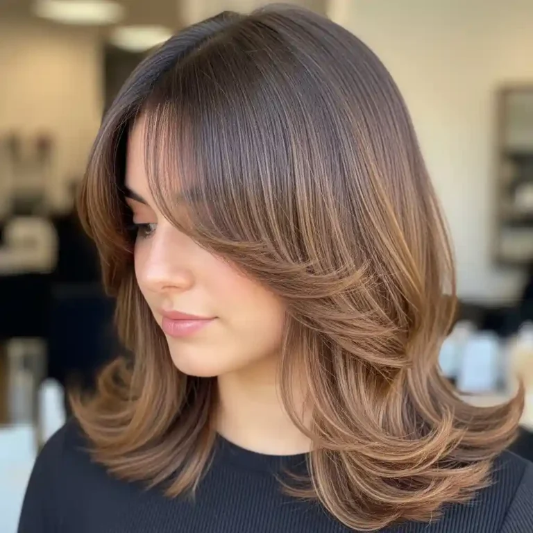 5 Medium Hairstyles for Fat Faces That Add Length and Movement Beautifully